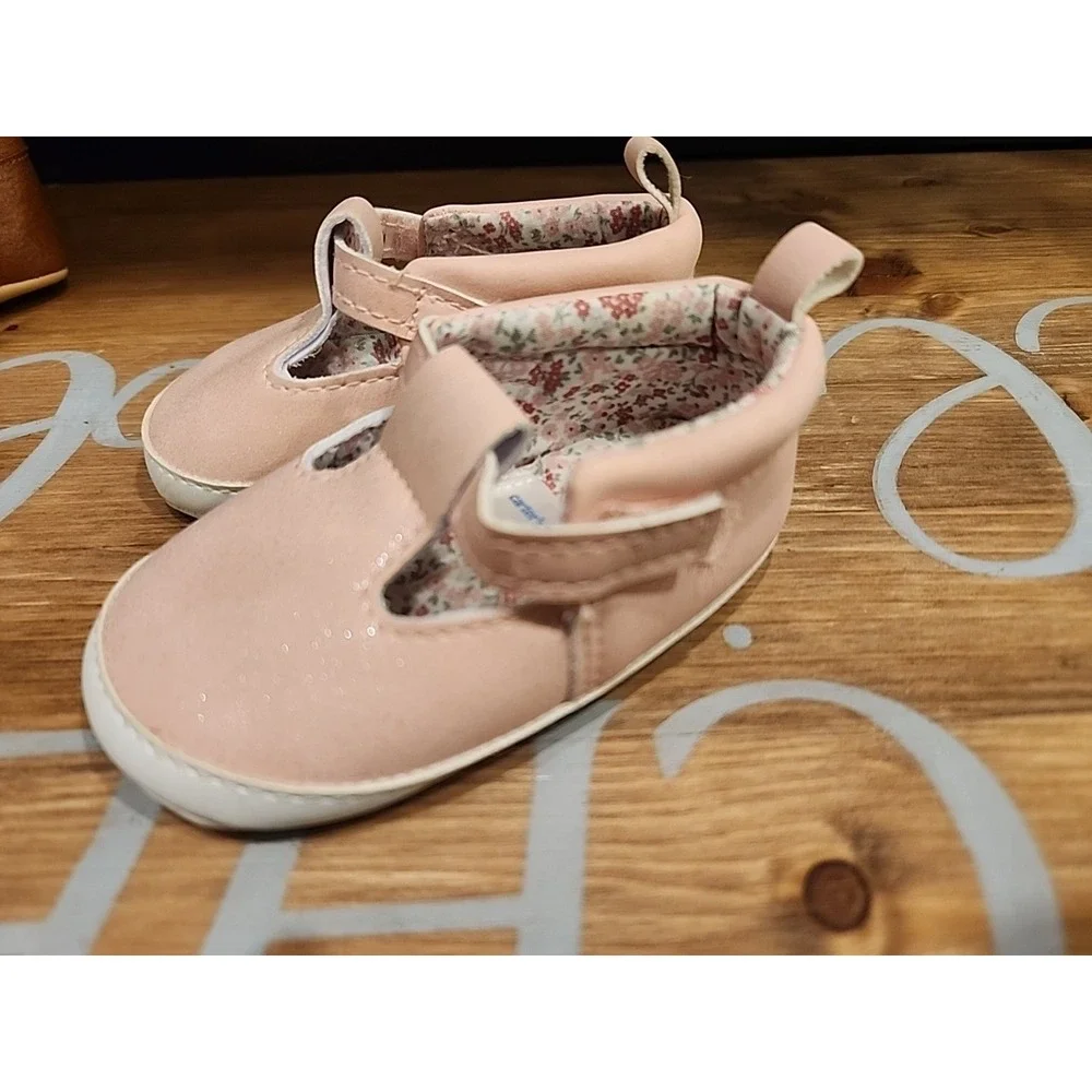 Old Navy Baby Girls‎ Tall BOOTS & Pink Carters Flower Casual Shoes 3-6 Months